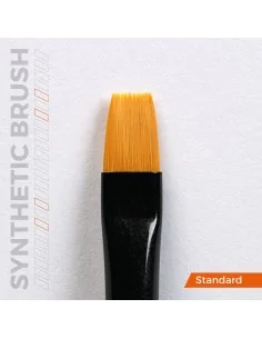 AK SYNTHETIC BRUSH - FLAT 4 - AK Interactive AKB003 2