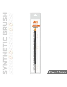 AK SYNTHETIC BRUSH - FILBERT 6 - AK Interactive AKB016