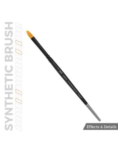 AK SYNTHETIC BRUSH - FILBERT 2 - AK Interactive AKB014 2