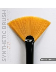 AK SYNTHETIC BRUSH - FAN SHAPE - AK Interactive AKB017 2