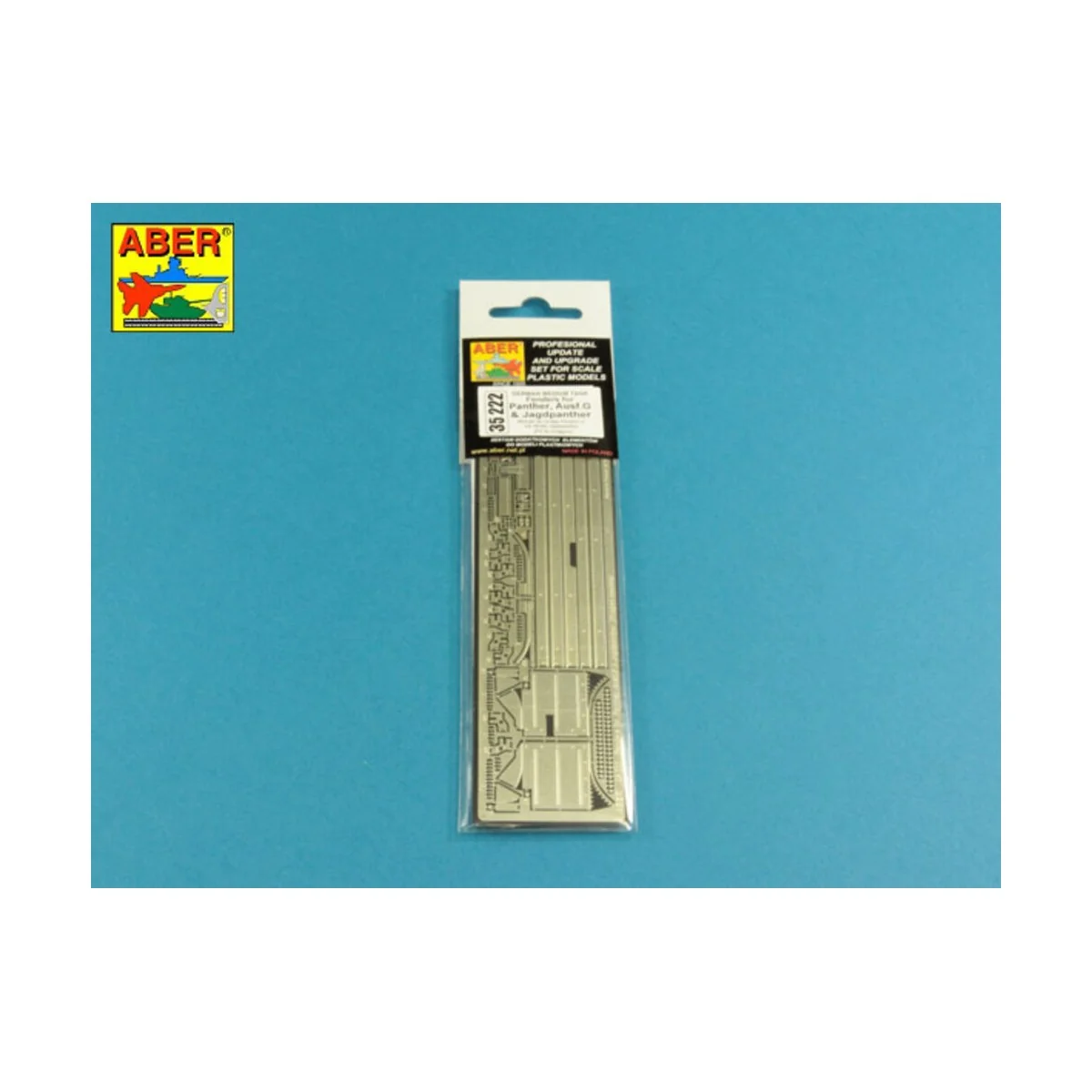 Fenders for Panther Ausf.G & Jagdpanther, 1/35 - Aber Models 35222