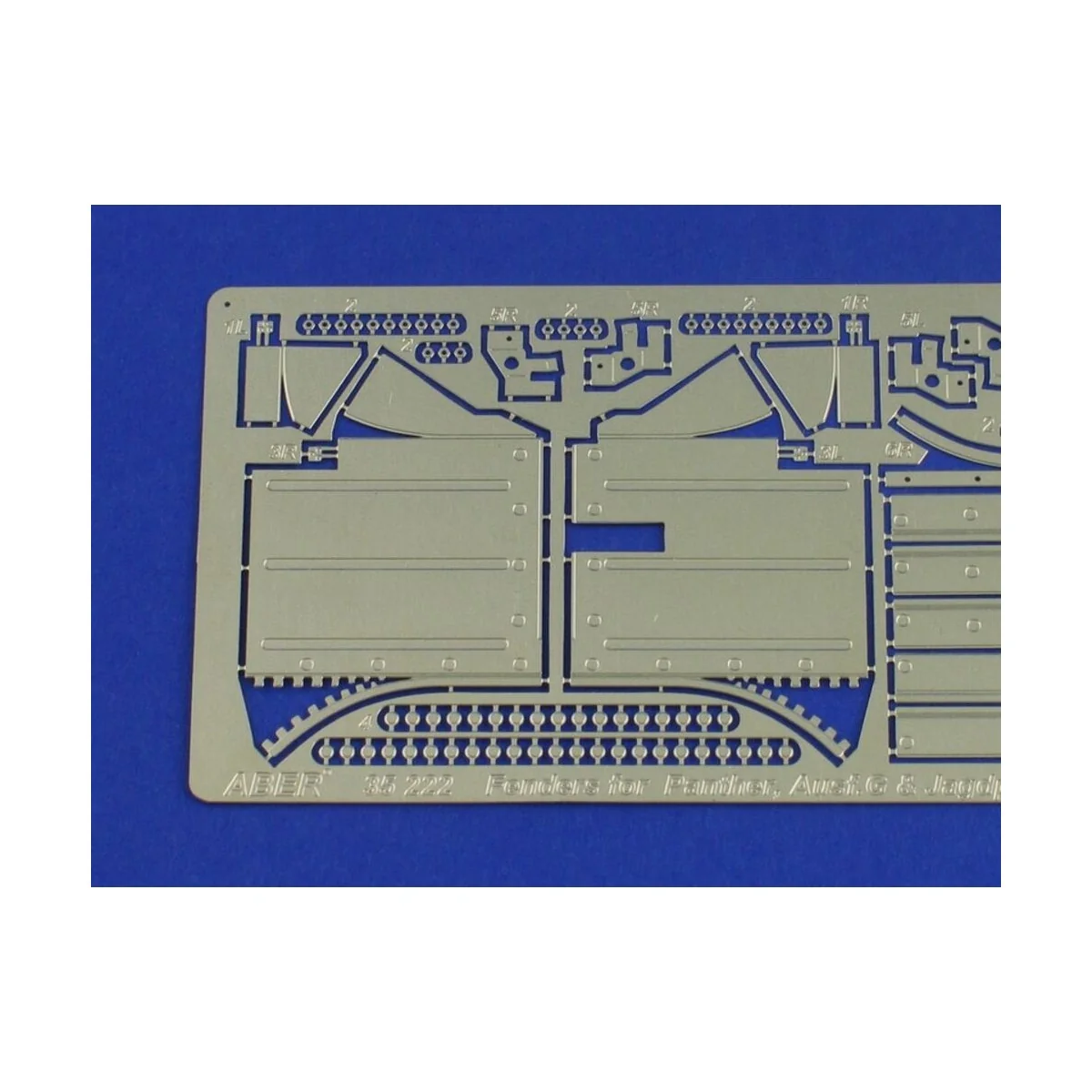 Fenders for Panther Ausf.G & Jagdpanther, 1/35 - Aber Models 35222