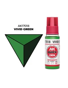 VIVID GREEN 18 ml - QUICK GEN - AK Interactive AK17018