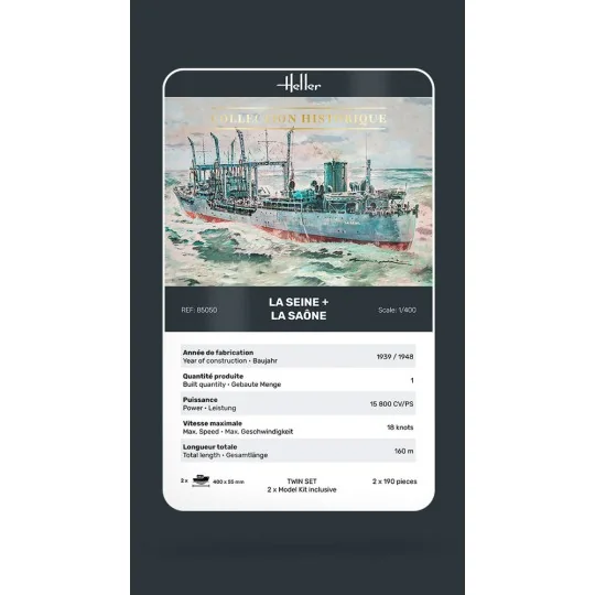 Twin Set La Seine + La Saone - Heller 85050