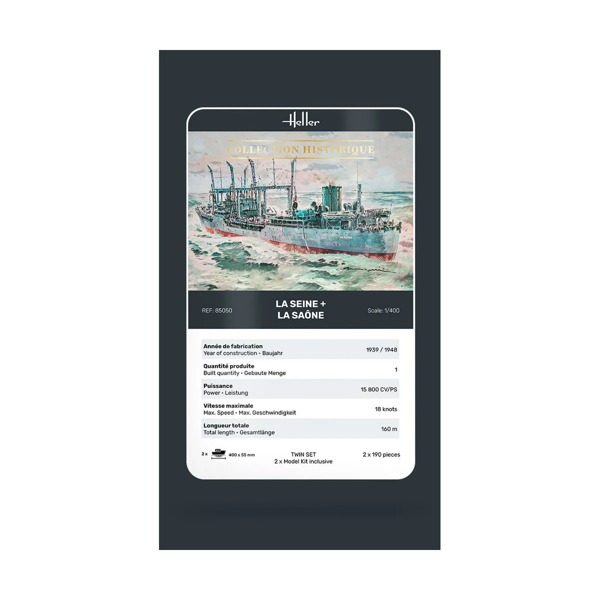 Twin Set La Seine + La Saone - Heller 85050