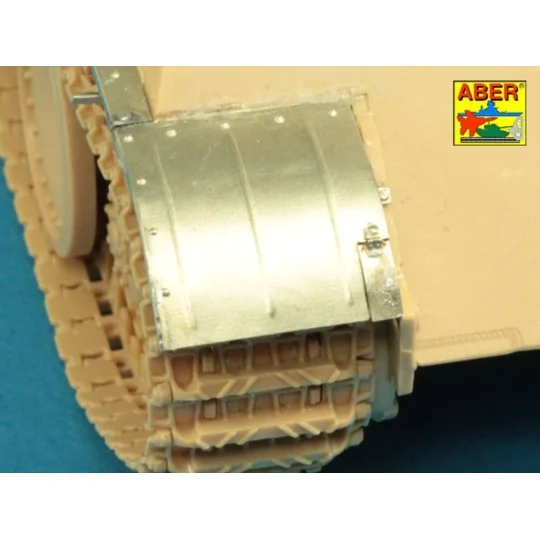 Fenders for Panther Ausf.G & Jagdpanther, 1/35 - Aber Models 35222