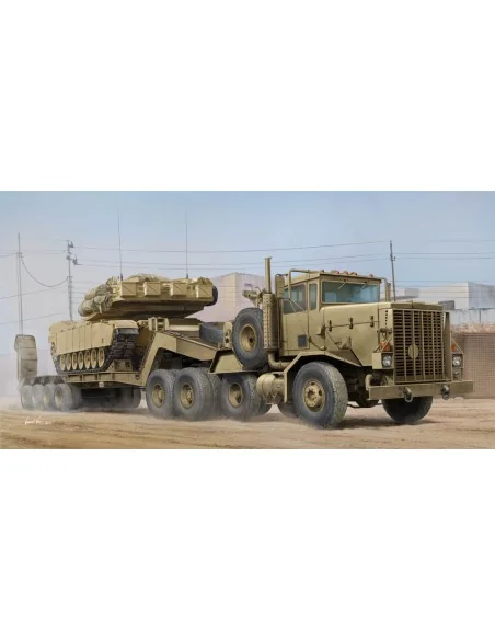 M911 C-HET w/m747 Heavy Equipment Semi- Trailer, 1/35 - Hobby Boss ...