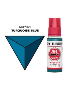 TURQUOISE BLUE 18 ml - QUICK GEN - AK Interactive AK17029
