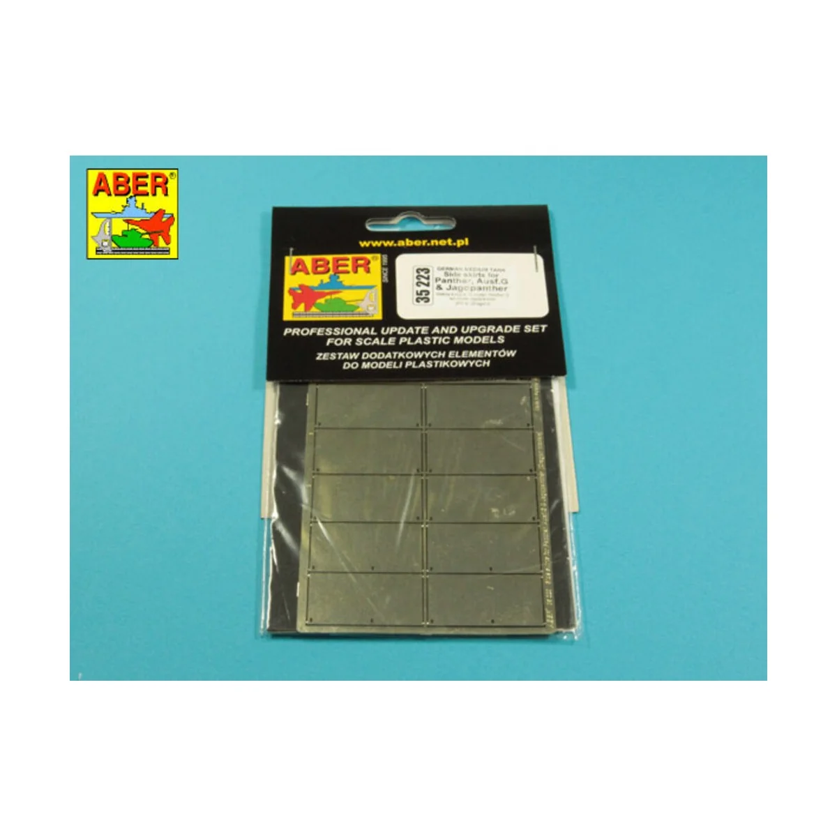 Side skirts for Panther Ausf.G & Jagdpanther - Aber Models 35223