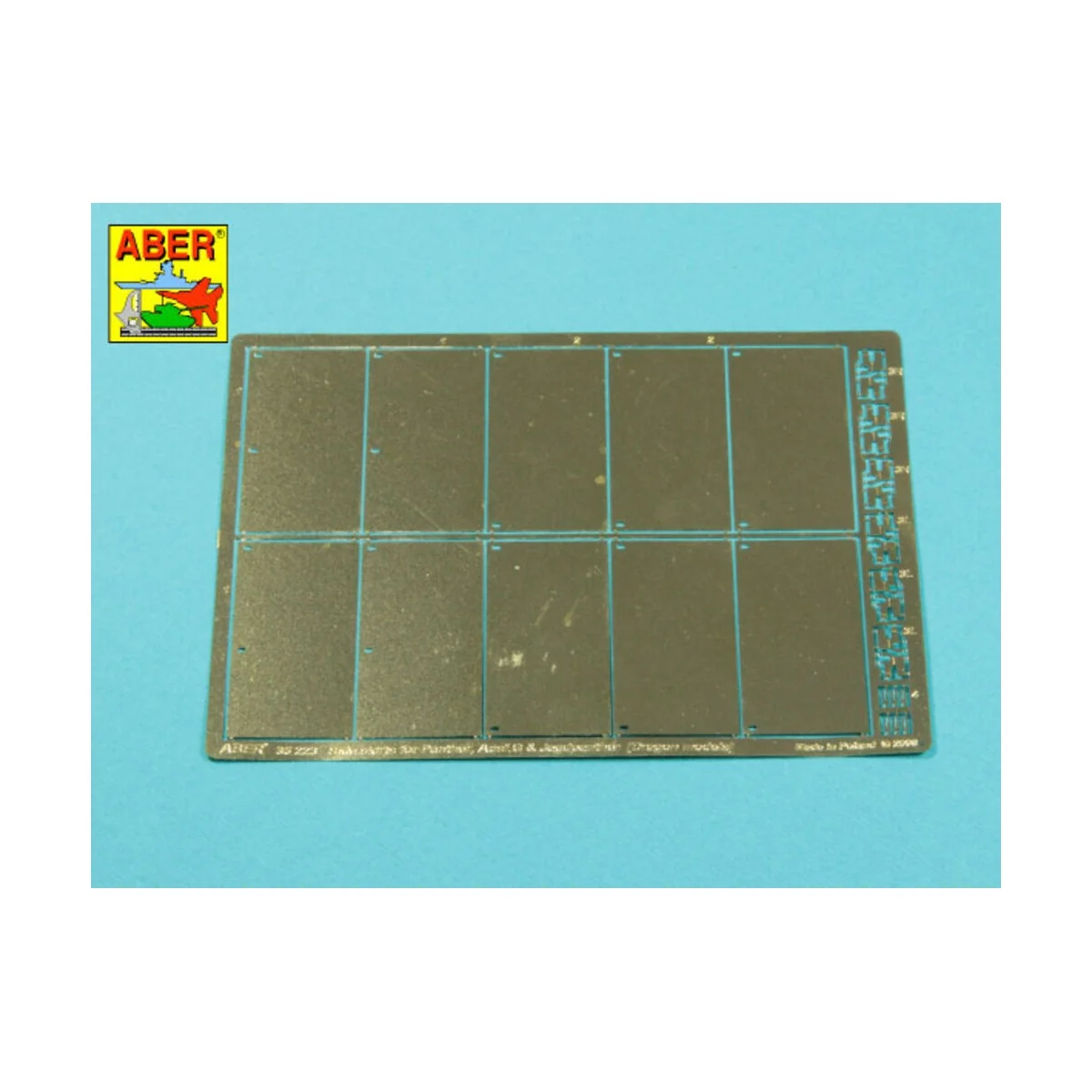 Side skirts for Panther Ausf.G & Jagdpanther, 1/35 - Aber Models 35223