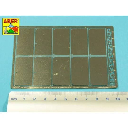 Side skirts for Panther Ausf.G & Jagdpanther - Aber Models 35223