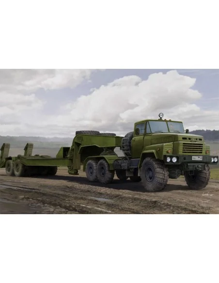 Russian KrAZ-260B Tractor with CMAZ/ChMZAP-5247G semitrailer, 1/35 ...