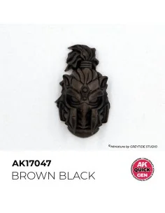 BROWN BLACK 18 ml - QUICK GEN - AK Interactive AK17047 2