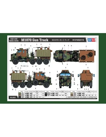 M1070 Gun Truck, 1/35 - Hobby Boss 85525
