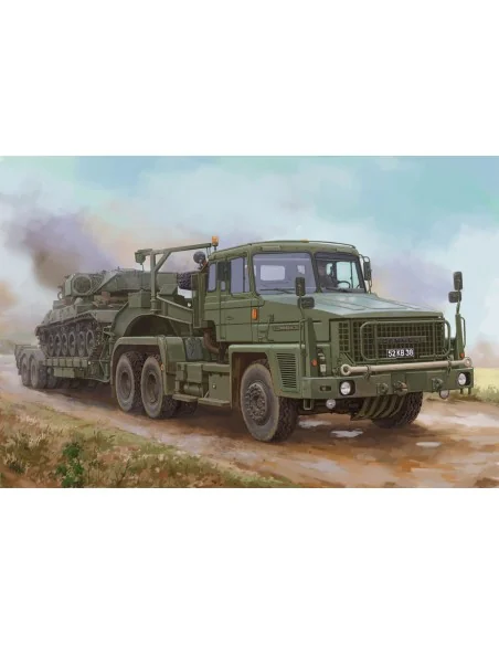 Scammell Commander with 62 tonne Crane Fruehauf semi-trailer, 1/35 ...