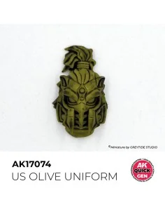 US OLIVE UNIFORM 18 ml - QUICK GEN - AK Interactive AK17074 2