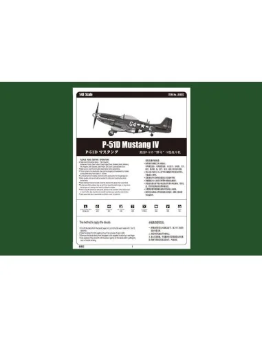 P-51D Mustang IV Fighter, 1/48 - Hobby Boss 85802
