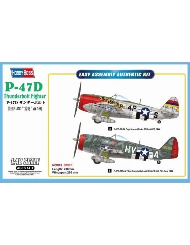 P-47D Thunderbolt Fighter, 1/48 - Hobby Boss 85804