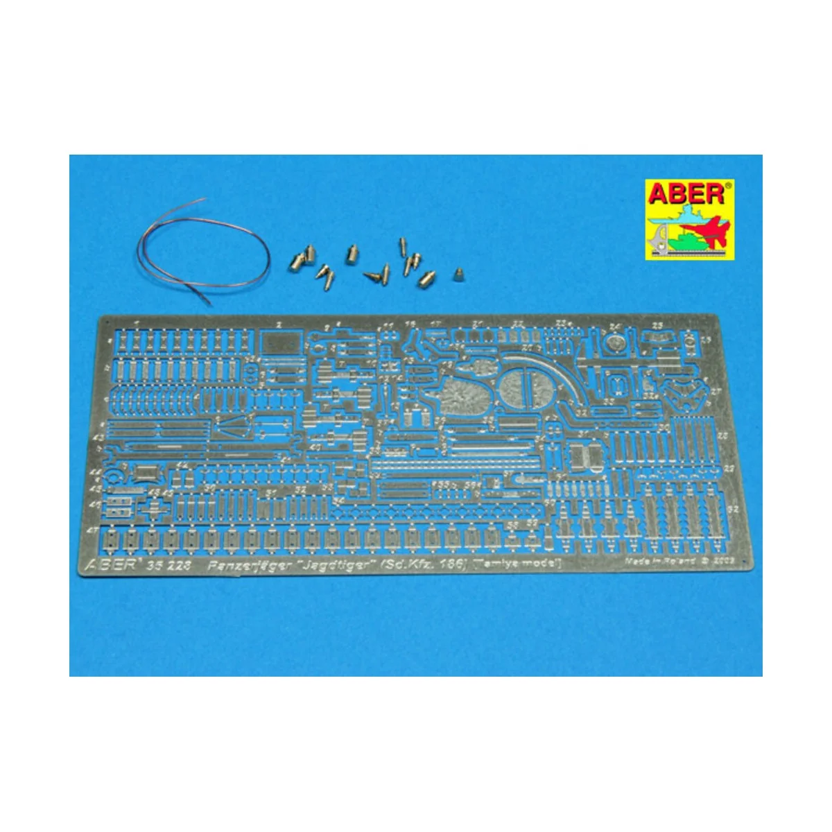 Jagdtiger – vol. 1 basic set, 1/35 - Aber Models 35228 Jagdtiger – vol. 1 basic set, 1/35 - Aber Models 35228
