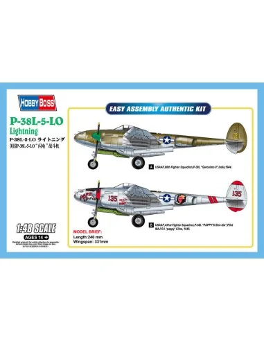 P-38L-5-LO Lightning, 1/48 - Hobby Boss 85805