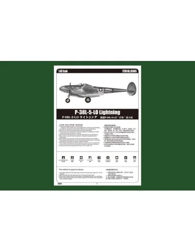 P-38L-5-LO Lightning, 1/48 - Hobby Boss 85805