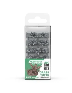GRASS TUFTS - BASING BITS 22 pieces - AK Interactive AKBIT0001