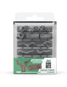 DEAD TREE BASING - BASING BITS 17 pieces - AK Interactive AKBIT0006