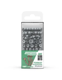 FOREST MUSHROOMS - BASING BITS 63 pieces - AK Interactive AKBIT0005