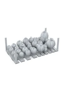 CACTUS BARREL - BASING BITS 20 pieces - AK Interactive AKBIT0010 2