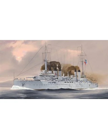 French Navy Pre-Dreadnought Battleship Danton, 1/350 - Hobby Boss 8...