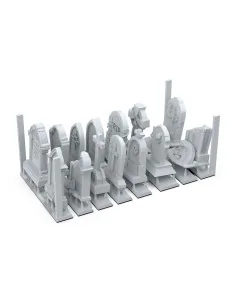 TUMBSTONES - BASING BITS 14 pieces - AK Interactive AKBIT0021 2