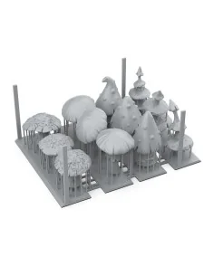 GIGANT MUSROOMS - BASING BITS 12 pieces - AK Interactive AKBIT0022 2