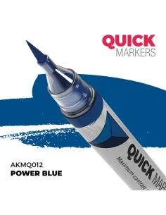 POWER BLUE - QUICK MARKER - AK Interactive AKMQ012