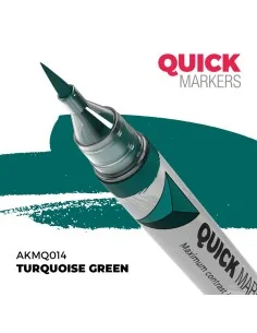 TURQUOISE GREEN - QUICK MARKER - AK Interactive AKMQ014
