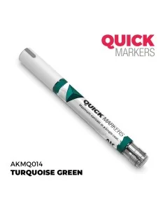 TURQUOISE GREEN - QUICK MARKER - AK Interactive AKMQ014 2
