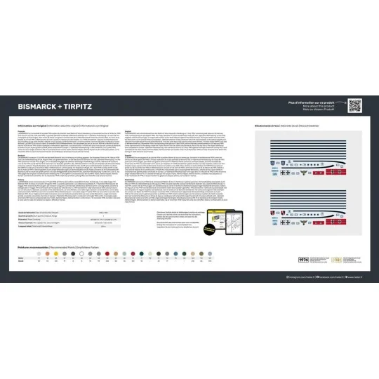 Twin Set Bismarck + Tirpitz - Heller 85078