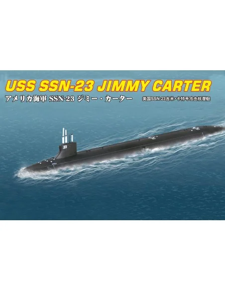 SSN-23 JIMMY CARTER ATTACK SUBMARINE, 1/700 - Hobby Boss 87004