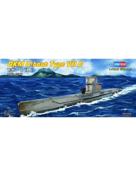 DKM U-boat Type VII C, 1/700 - Hobby Boss 87009