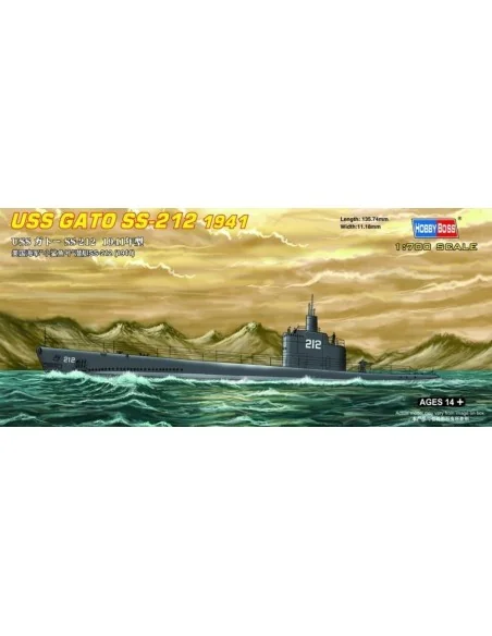 USS GATO SS-212 1941, 1/700 - Hobby Boss 87012