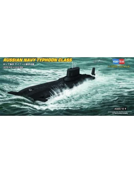 Russian Navy Typhoon class Submarine, 1/700 - Hobby Boss 87019