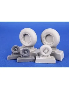 Dornier Do 217 Wheels Correction Set for ICM, 1/48 - CMK 129-4499 2