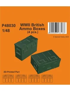 WWII British Ammo Boxes, 1/48 - CMK 129-P48030