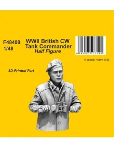 WWII British CW Tank Commander / Half Figure, 1/48 - CMK 129-F48408