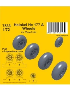 Heinkel He 177 A Wheels for Revell, 1/72 - CMK 129-7533