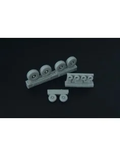 C-130 Hercules wheels, 1/144 - Brengun BRL144140 2