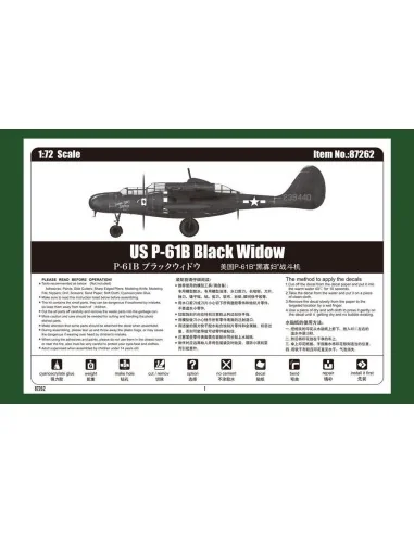 US P-61B Black Widow, 1/72 - Hobby Boss 87262