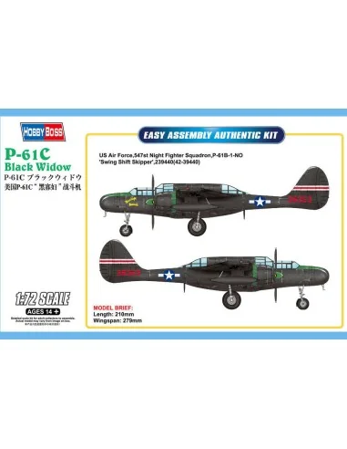 US P-61C Black Widow, 1/72 - Hobby Boss 87263