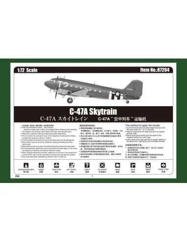 [NO_DESC] C-47D Skytrain, 1/72 - Hobby Boss 87264