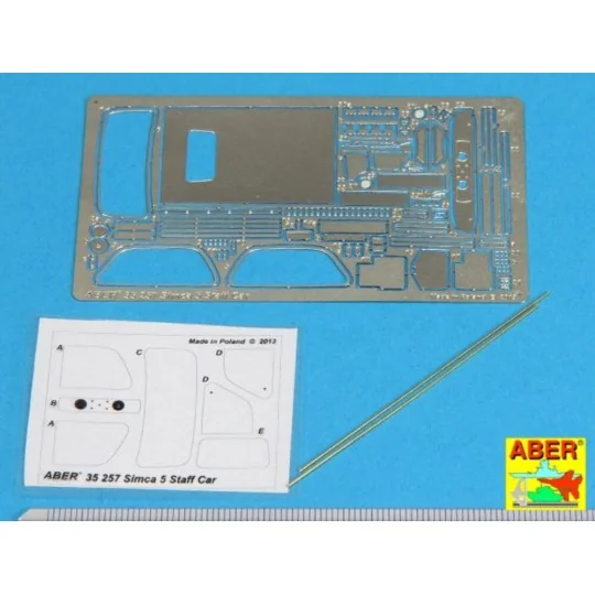 Simca 5, 1/35 - Aber Models 35257 Simca 5, 1/35 - Aber Models 35257