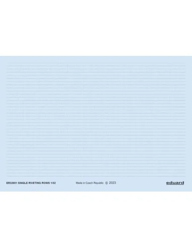 Single riveting rows, 1/32 - Eduard Accessories ER32001